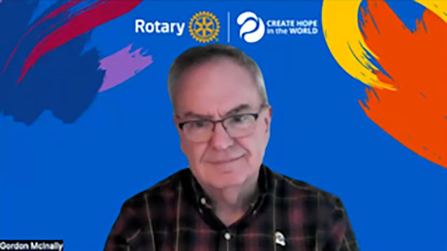 Gordon McInally, Rotary International President: To Create Hope, We ...